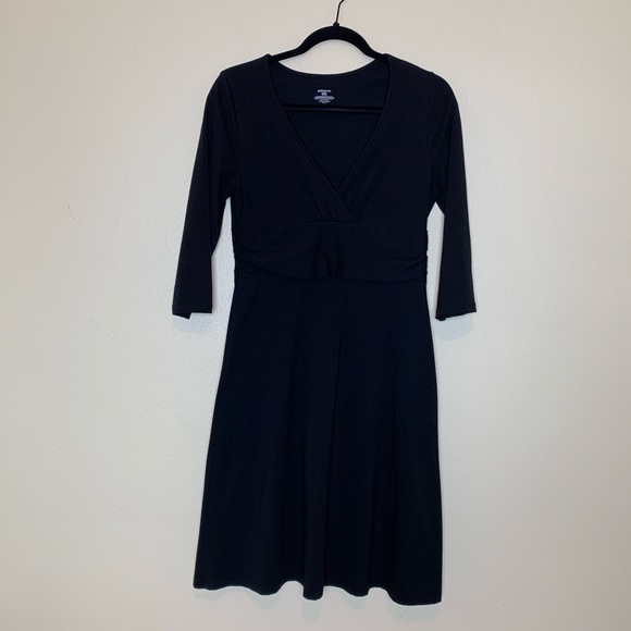 Sold Patagonia Organic Cotton Faux Wrap Dress - Picture 2 of 5